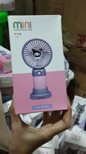 [3898-3] Mymelody Mini Battery Fan With Piepe