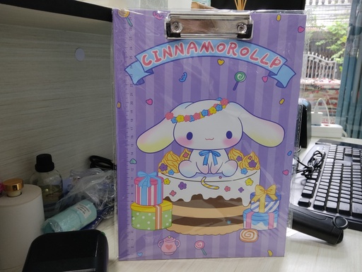 [3901-2] Cinnamon A4 Paper Holder (Purple Color)