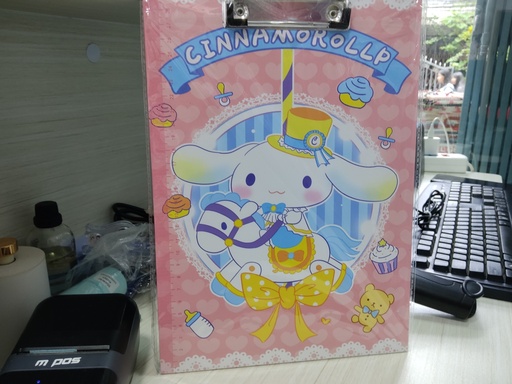 [3901-3] Cinnamon A4 Paper Holder (Pink Color)