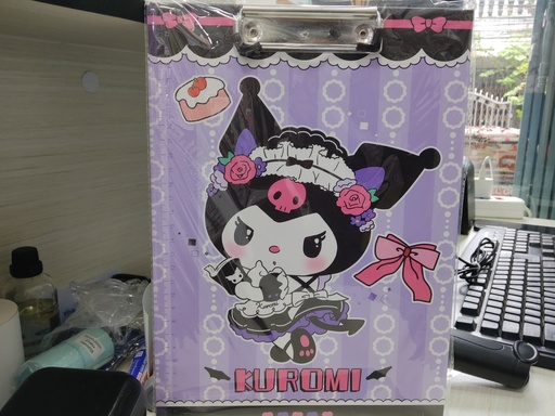 [3901-6] Kuromi A4 Paper Holder (Purple Color)