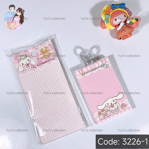 [3226-1] Cinnamon Notepad (pink)