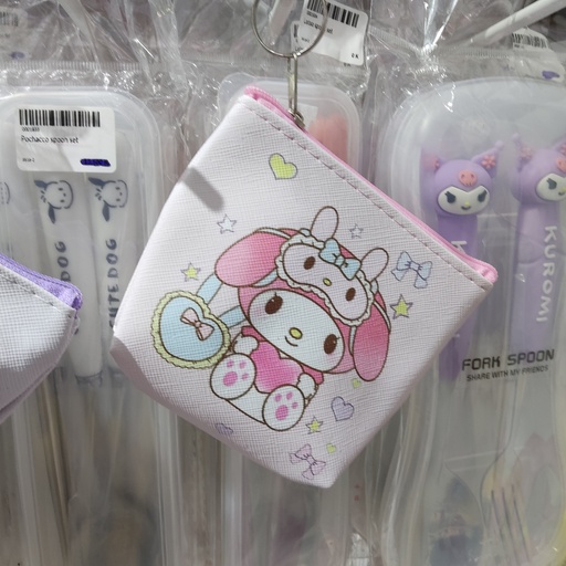 [3904-4] Mymelody Mini Zip Wallet (Pink)