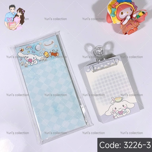 [3226-3] Cinnamon Notepad (blue)