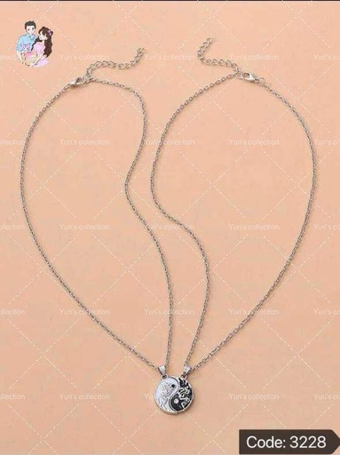 [3228] Yin-Yang Couple Necklace