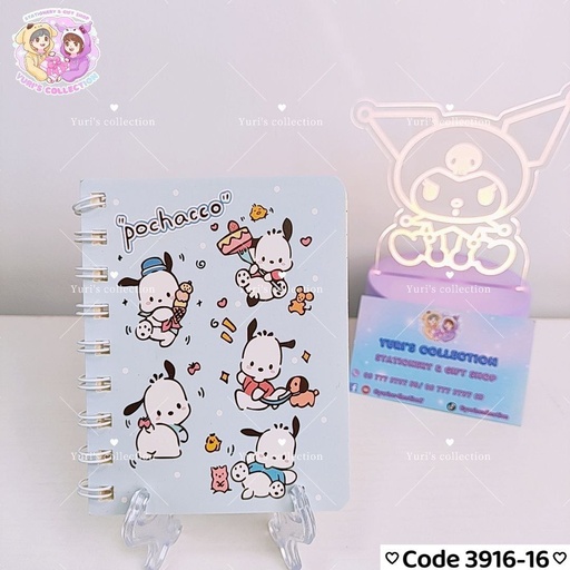 [3916-16] Pochacco NoteBook (Medium)