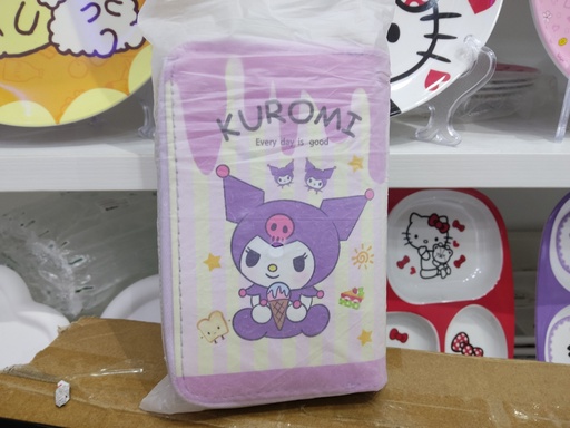 [3918] Kuromi Zip Wallet (L)