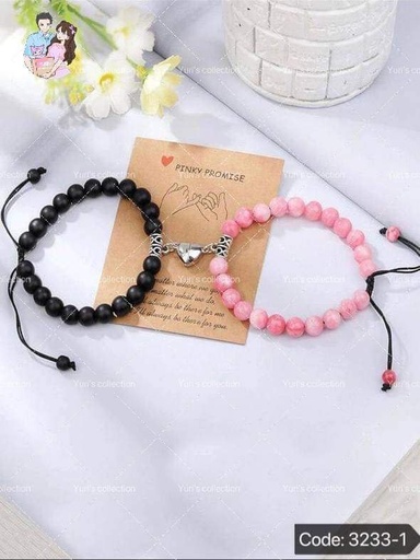 [3233-1] Magnetic Couple Bracelet  
