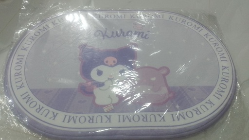 [3926-1] Kuromi Round Foot Mat 