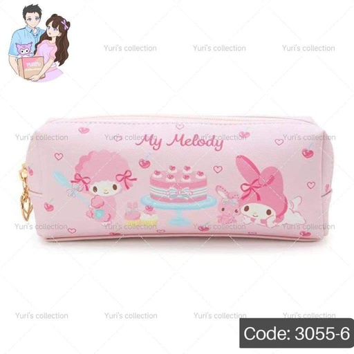 [3055-6] MyMelody Pencil Case \ 2 Zips