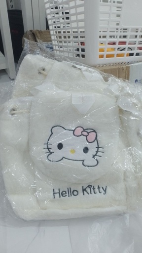 [3871-8] Fluffy BackPack HelloKitty