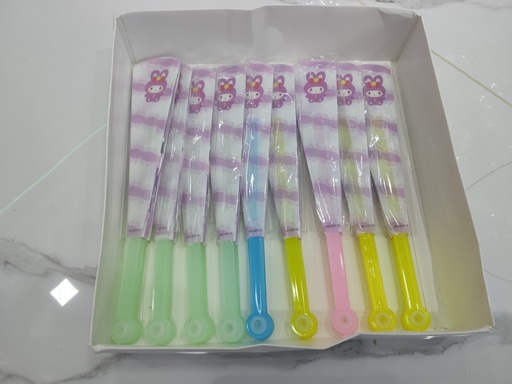 [3929-4] Rubbit Fan (Purple Color)