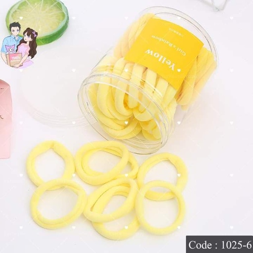 [1025-6] Hair Band Box (Yellow)