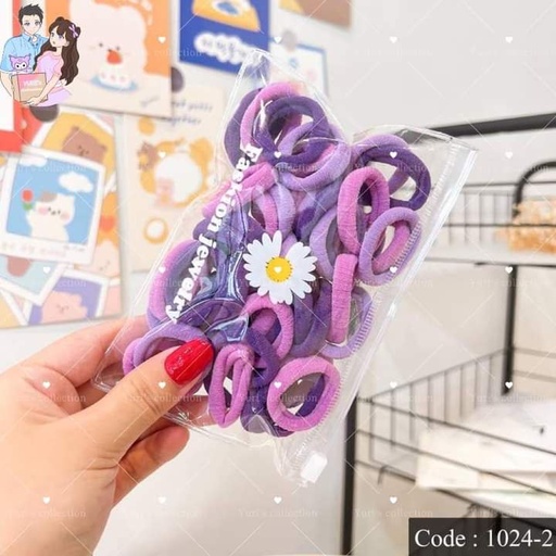 [1024-2] Hair Band Pack (Purple)