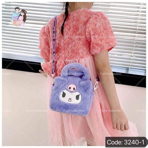 [3240-1] Fluffy Bag \ Kuromi