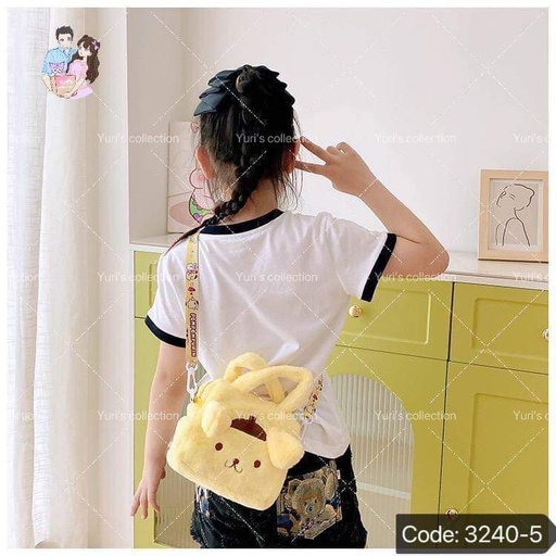 [3240-5] Fluffy Bag \ PomPom