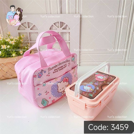 [3459-4] Hello Kitty Lunch Box Bag  