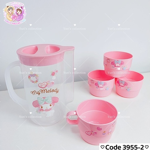 [3955-2] Stackable Mug With 4 Small Cups \ MM