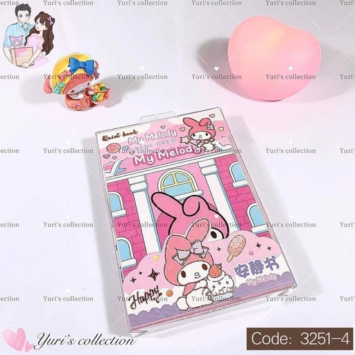 [3251-4] My melody Quiet Book