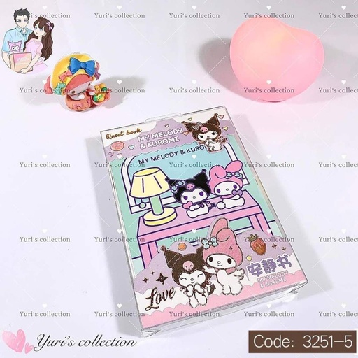 [3251-5] Kuromi & My melody Quiet Book