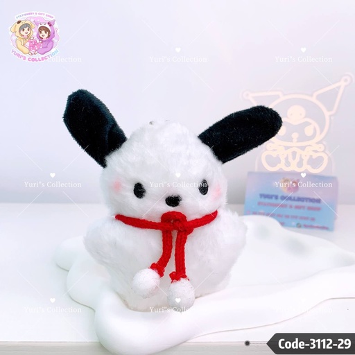 [3112-29] Pochacco Plush Keychain 