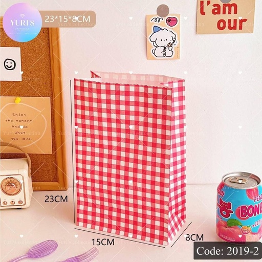 [2019-2] Paper Bag Red (23*15*8cm)