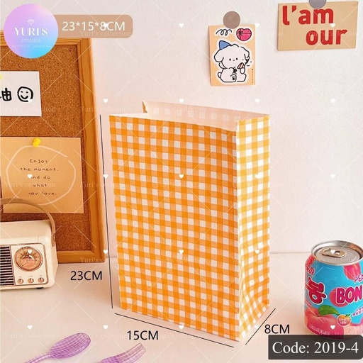 [2019-4] Paper Bag Orange (23*15*8cm)