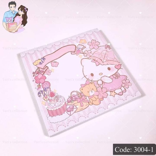 [3004-1] Memo Note Pad \ Hello Kitty 