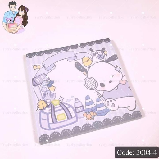 [3004-4] Memo Note Pad \ Pochacco