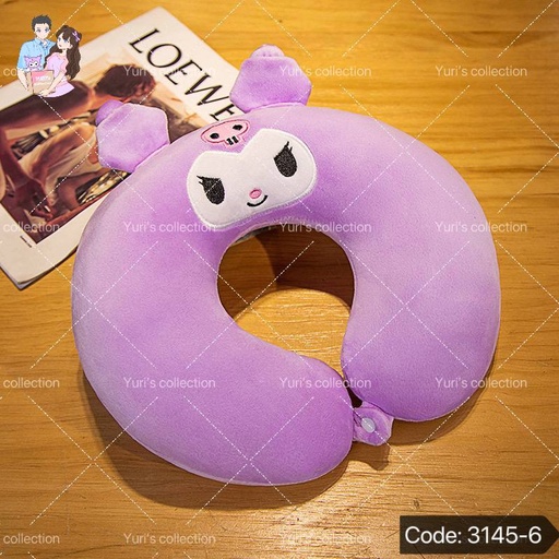 [3245-6] Travel Pillow \ Kuromi (Purple)