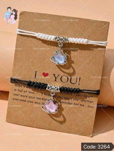[3264] Metal Painted Gothic Style Bracelet
