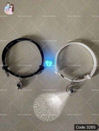 [3265] Projection Beads Magnetic Bracelet