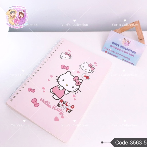 [3563-5] A5 Coil NoteBook \ Hello Kitty