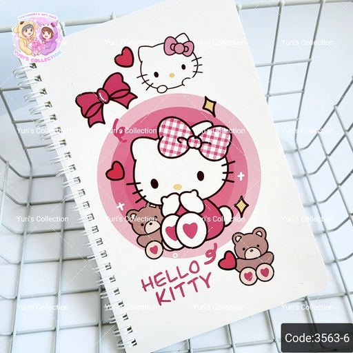 [3563-6] A5 Coil NoteBook \ Hello Kitty