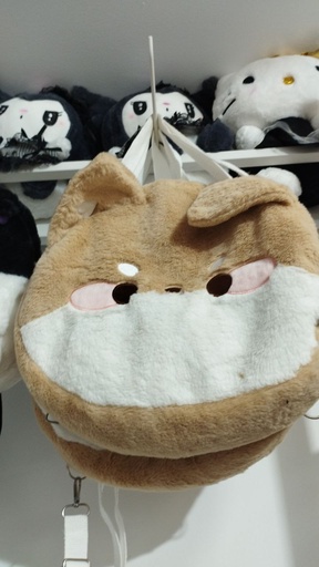 [3969-2] Fluffy Cross 2in1 Bag \ Kitty 