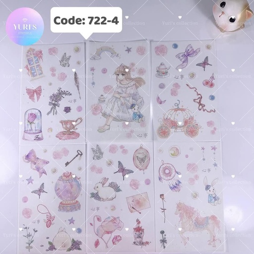 [722-4] Sticker Pack \ Girl 
