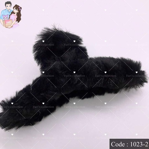 [1023-2] Fluffy Hair Band \ *Black*