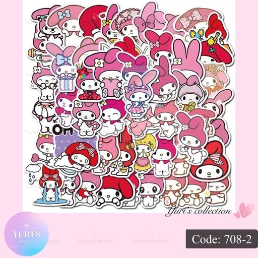 [708-2] Sticker Pack \ MyMelody *45-50pcs*